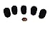 Tetra-Teknica XFFZ5P-BLK Lapel & Headset Microphone Windscreen, Color Black, 5-Pack
