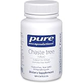Pure Encapsulations Chaste Tree (Vitex), 120 Capsules | Supplement to Support Healthy Menstrual Cycle Duration and Flow, Reproductive Function, and Breast Comfort*
