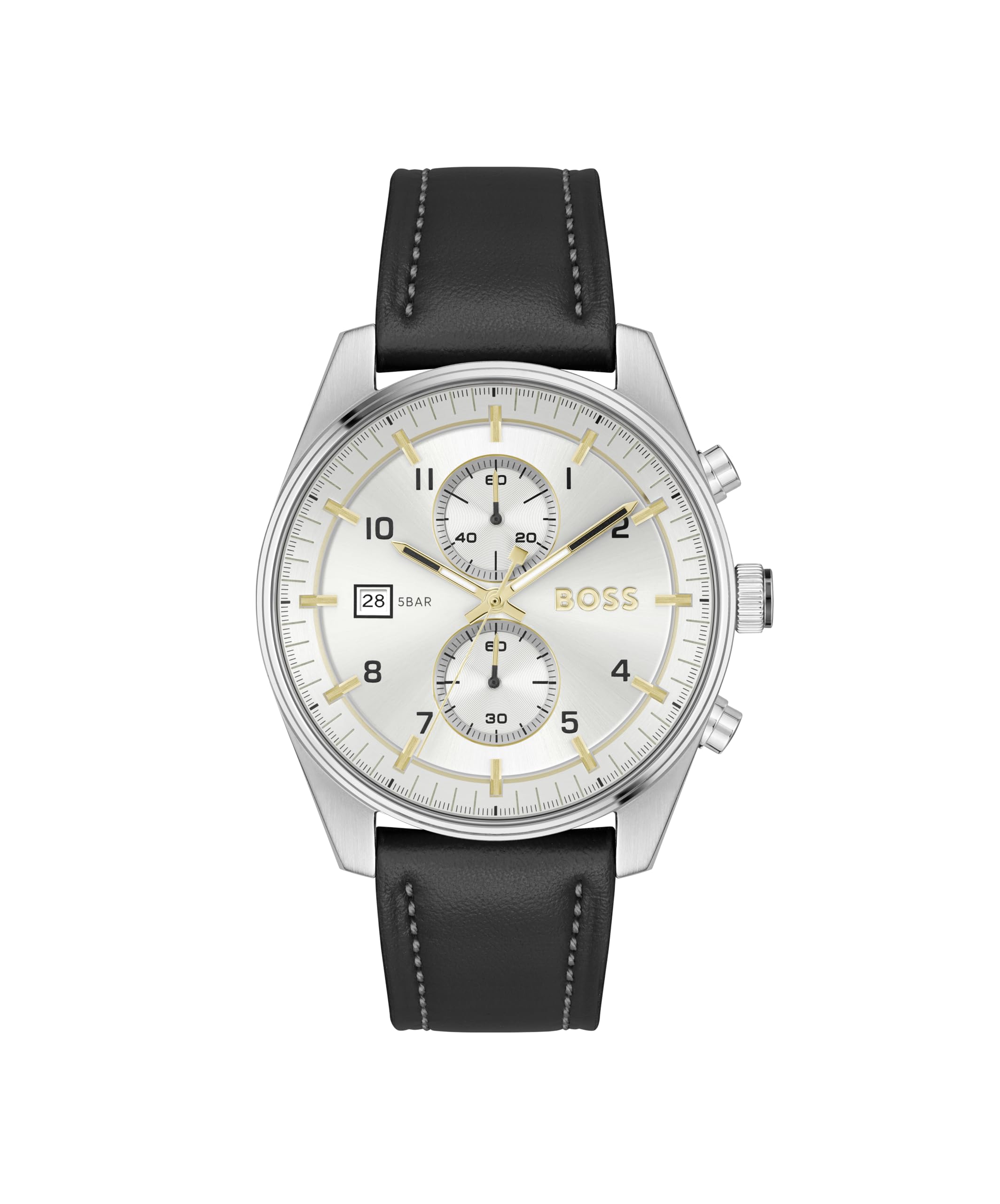 BOSS Skytraveler Men's 44mm Chronograph Leather