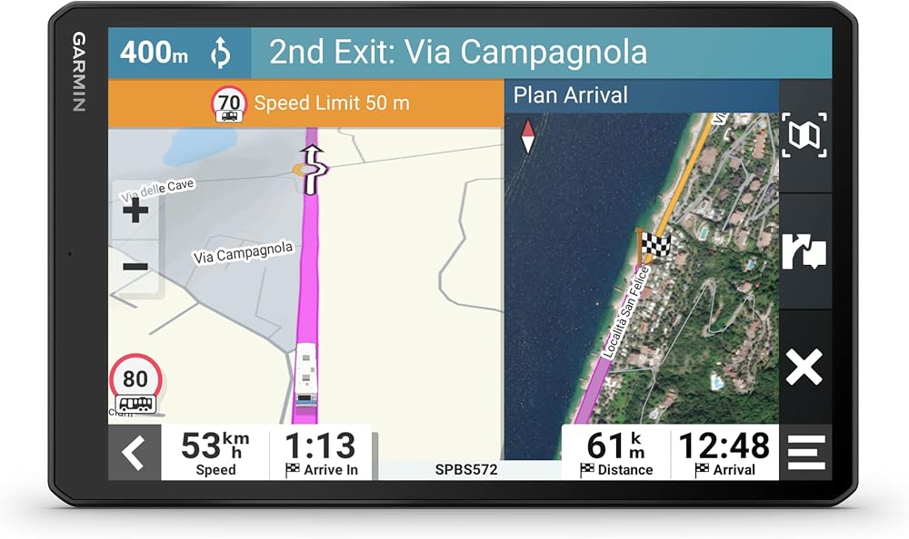 Garmin Camper 1095 Caravan GPS 10" EU Maps Custom Routing Live Traffic
