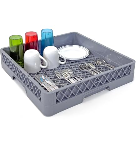 Amazon.com: Cambro CDR2020151 Soft Gray Camdolly Dish/Glass Rack