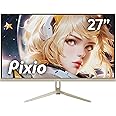Pixio PX278 Wave Beige 27 inch 180Hz Refresh Rate FHD 1440p Resolution Fast IPS Panel 1ms GTG Response Time Beige Gaming Monitor with Adaptive Sync