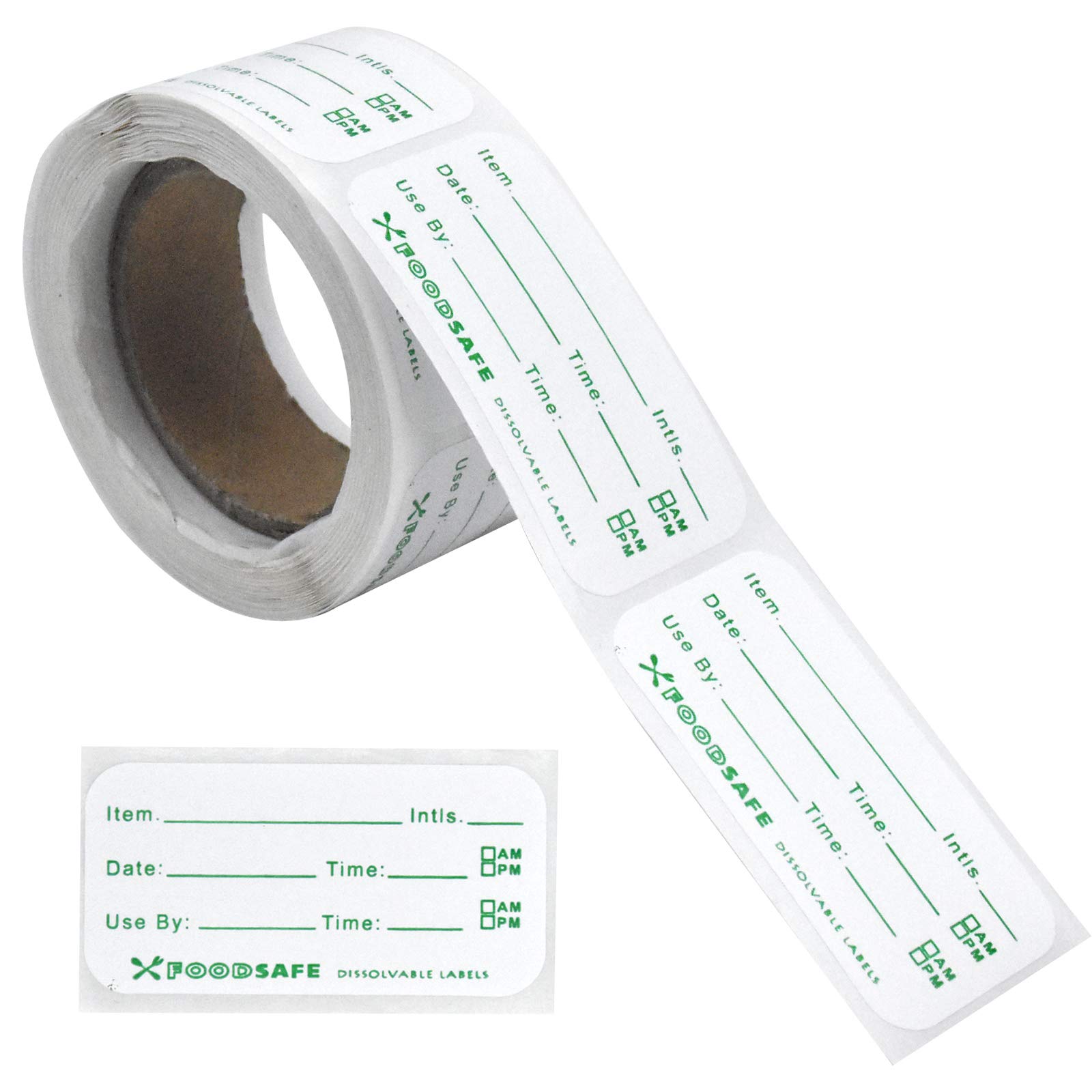 Skyzone 300 PCS Food Storage Labels Self-Adhesive Date Labels Removable Freezer Food Stickers Paper Stickers Labels for Home or Restaurant Canning Food Container