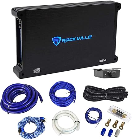 Amazon.com: Rockville dB14 4000 Watt/2000w RMS Mono Car Amplifier