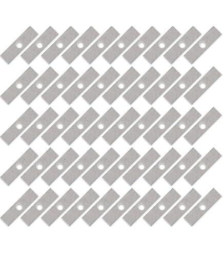 50PK Rotary Edger Blades 8" X 2" With 1" Hole - Fits STIHL, RYOBI, Husqvarna (3/32" Thick)