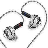 TRNzod TRN Shell 3DD+1 Planar Hybrid in Ear Monitor, HiFi IEM Earbuds | 3 Tuning Nozzle Pairs, Silver-Plated IEM Cable, 3.5mm and 4.4mm Plugs, Balanced Sound, for Musicians and Audiophiles