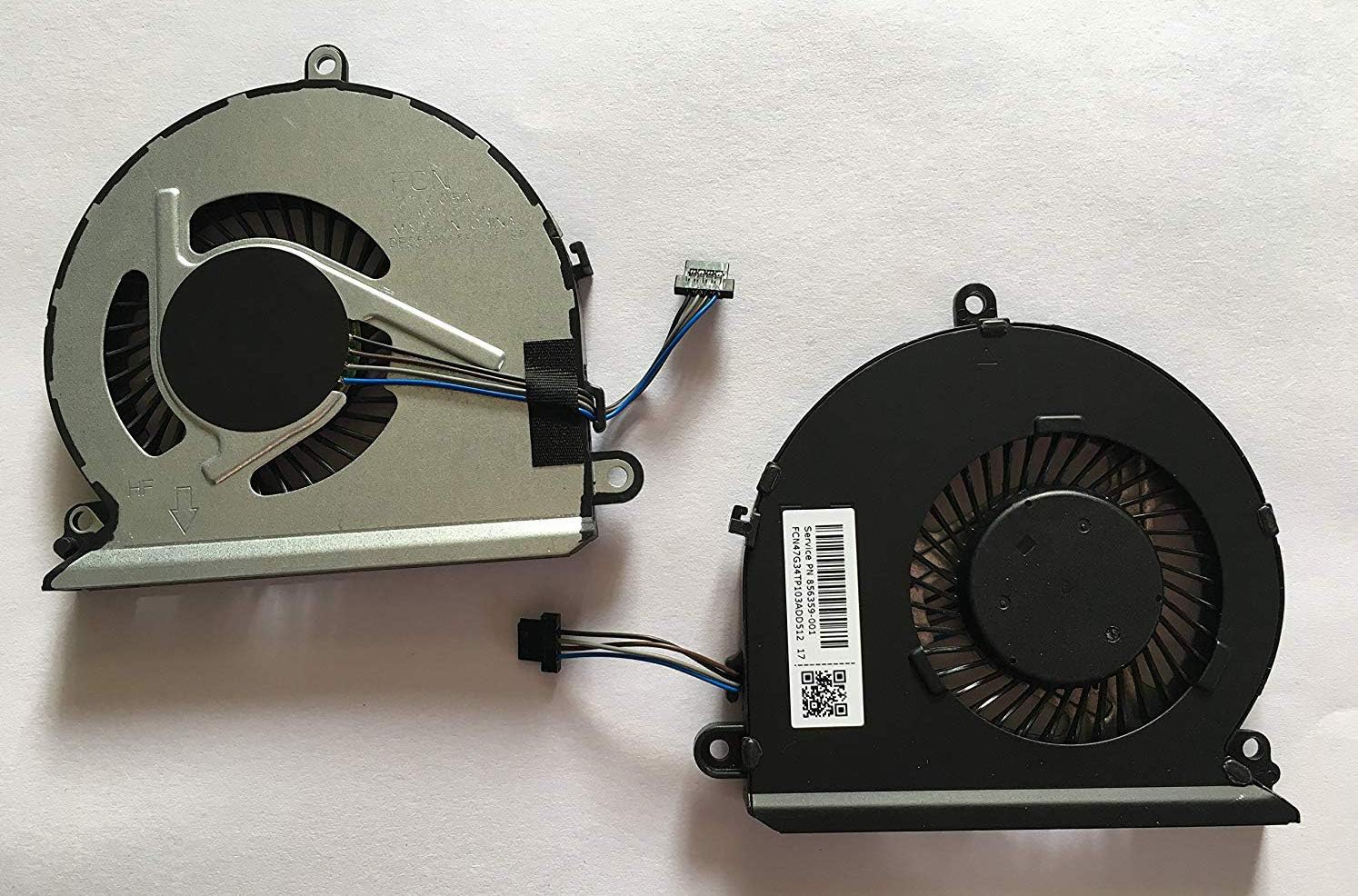 HK-part Replacement Fan for HP Pavilion 15-au 15-au000 15-au100 Series15-au030wm 15-AU010wm tpn-q172 Cpu Cooling Fan 4-Pin 4-Wire P/N 856359-001 859633-001
