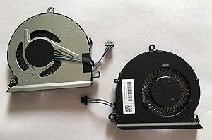 HK-part Replacement Fan for HP Pavilion 15-au 15-au000 15-au100 Series15-au030wm 15-AU010wm tpn-q172 Cpu Cooling Fan 4-Pin 4-Wire P/N 856359-001 859633-001