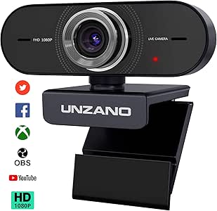 unzano 1080p webcam