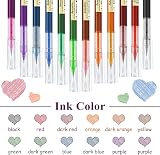 Surcotto 12-Pack 0.5mm Gel Pens Multicolor Ultra-Fine Quick-Dry Ink view 3
