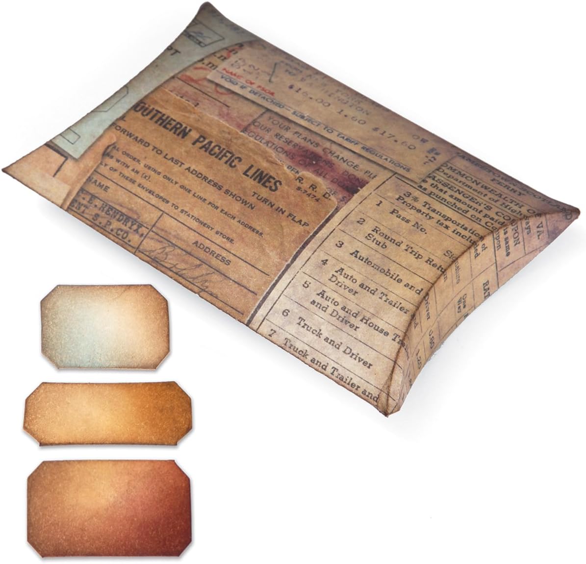 Sizzix Movers Shapers L Die Pillow Box W Labels Amazon Co Uk