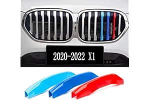 IIKSDII Front Grille Insert Trims Strips Grills For 2020 2021 2022 X1 F48 Exterior Decoration Accessories 3 PCS