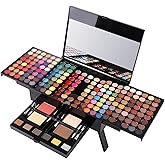 UCANBE All in One Makeup Kit - Professional Eyeshadow, Lip Gloss, Concealer, Eyeliner, Contour, Eyebrow Powder, Face Blusher, Highlighter & Makeup Brushes for Women & Girls