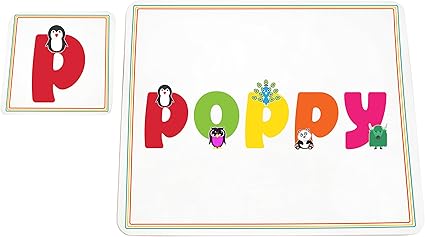 Amazon Co Jp 赤ちゃんや幼児のためのグッドアート光沢度の高いマットとコースター かわいいイラストを感じて 女の子の名前 ポピー でパーソナライズ Baby Maternity