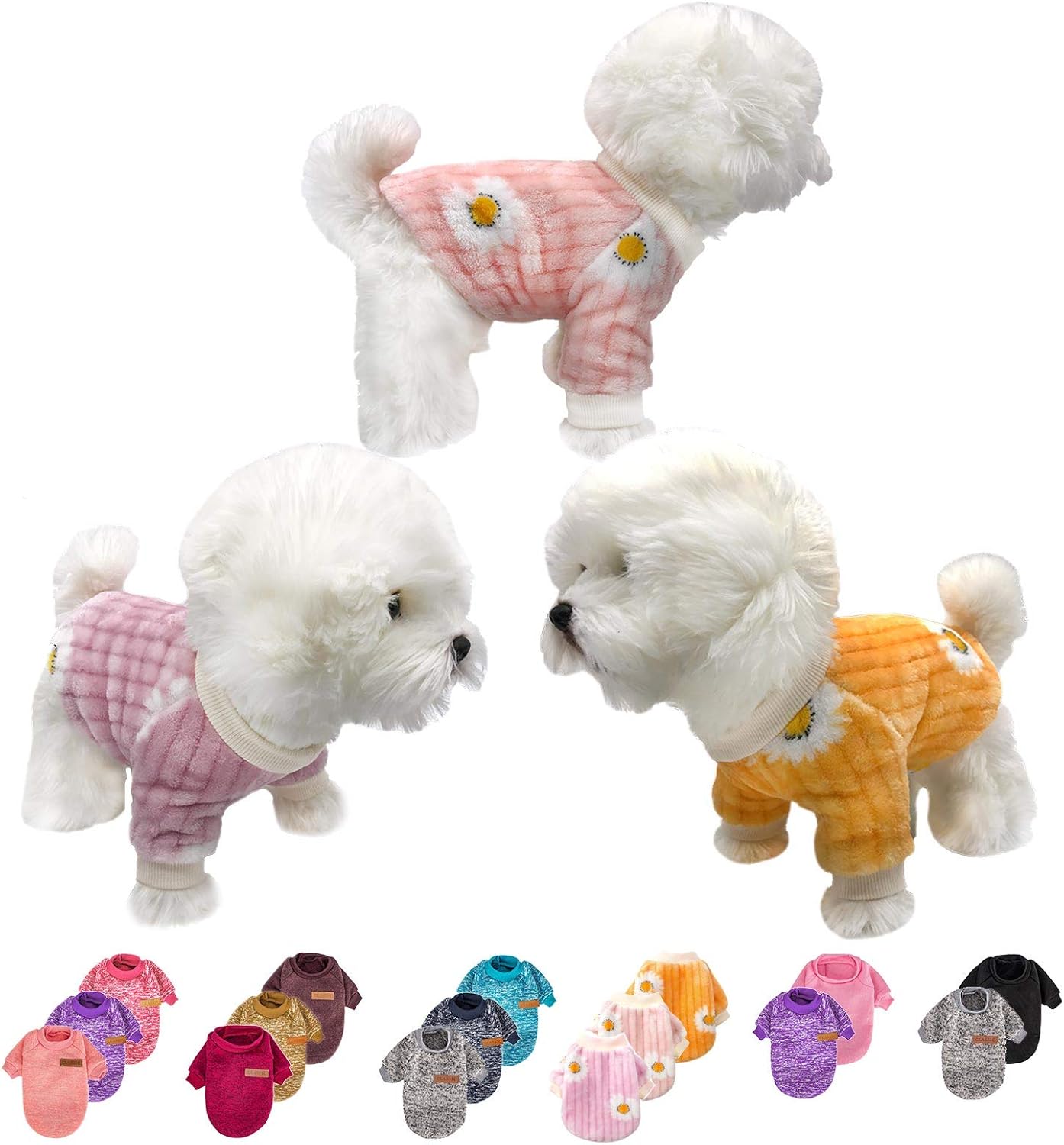 Dog Sweater for Small Medium Large Dog or Cat, Warm Soft