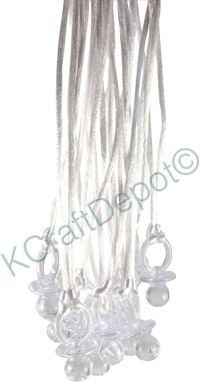 clear pacifiers for baby shower