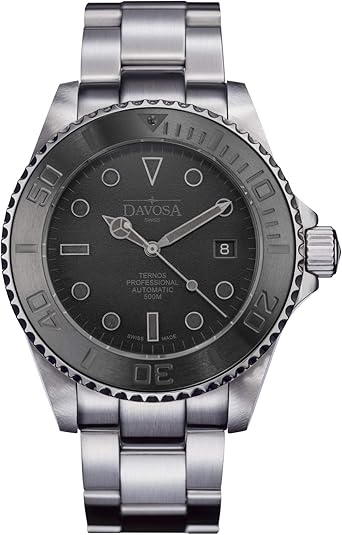 Ternos Men's Watch Professional Diver 500 Black Suit Limited: Amazon.co.uk:  Watches