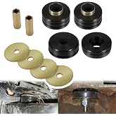 9.4102G Universal Mounts Body Mounting Bushings Universal Polyurethane Mounts / Isolators, Including 4 Washers, 2 Sleeves and 4 Bushings (Black, 2 Sets)