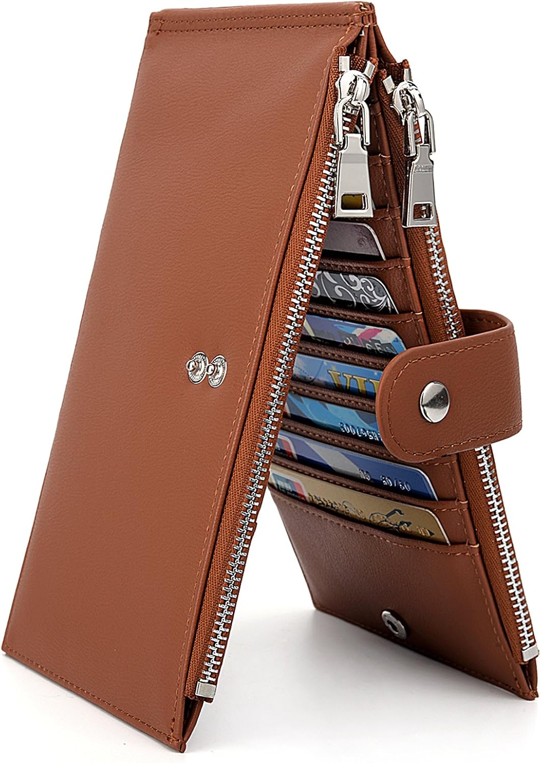 UTO RFID Wallet for Women PU Leather Blocking Tech 19 Card