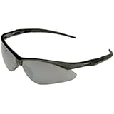 Jackson Safety V30 Nemesis Safety Glasses (25688), Smoke Mirror with Black Frame, 12 Pairs / Case