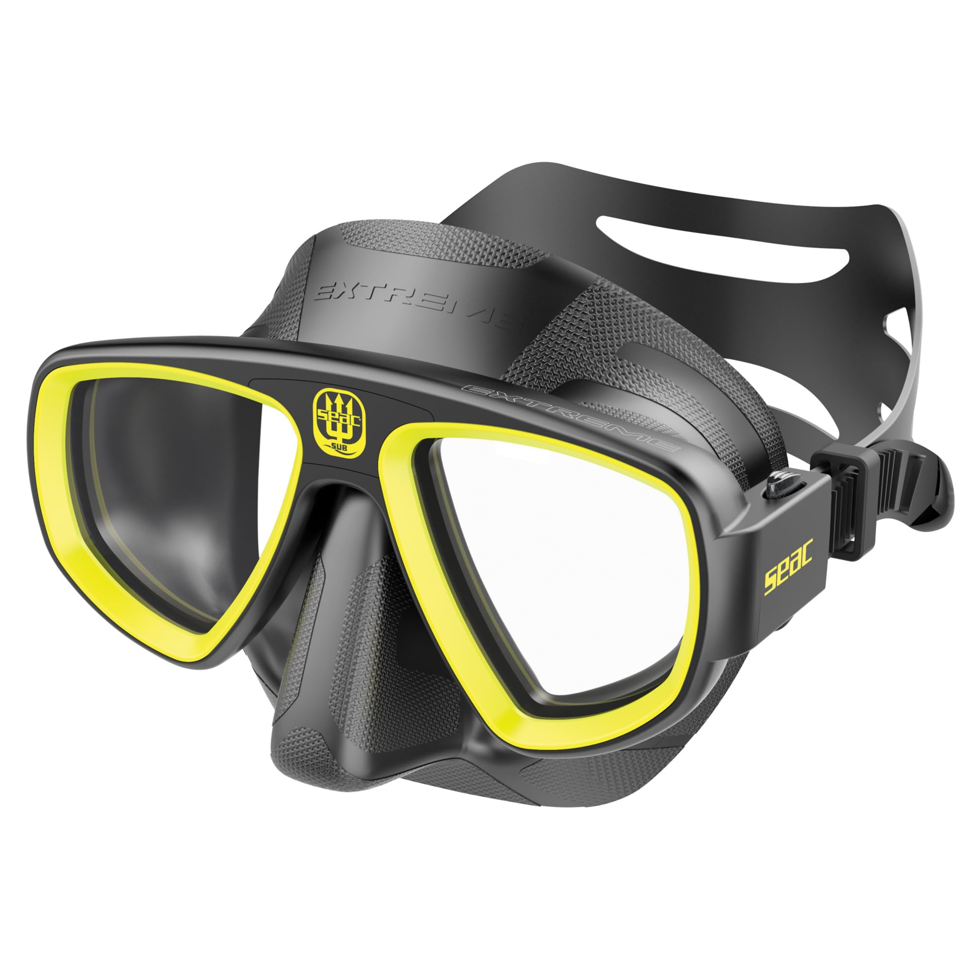 Seac Extreme 50, Diving and Spearfishing Mask, black/yellow, standard