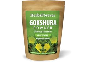 HerbsForever Gokshura Powder | Tribulus Terrestris | Authentic Ayurvedic Herb for Everyday Use | Non-GMO, Vegan, 100% Pure & Natural | 230 GMS Herbal Supplement