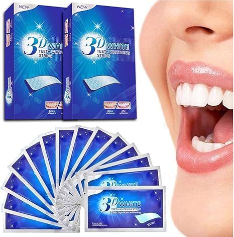 Amazon Co Jp 3dホワイトジェルティースホワイトニング汚れを落としやすい14組のケアストリップ 歯磨きキット ナチュラルミントフレーバー 持ち運びが簡単 黄色いフレークを取り除く Color 56pcs ホーム キッチン