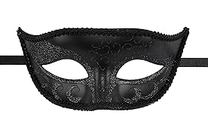TRIFUNESS Masquerade Mask for Men - Venetian Roman Greek Mask for Mardi Gras Ball Halloween Prom Party