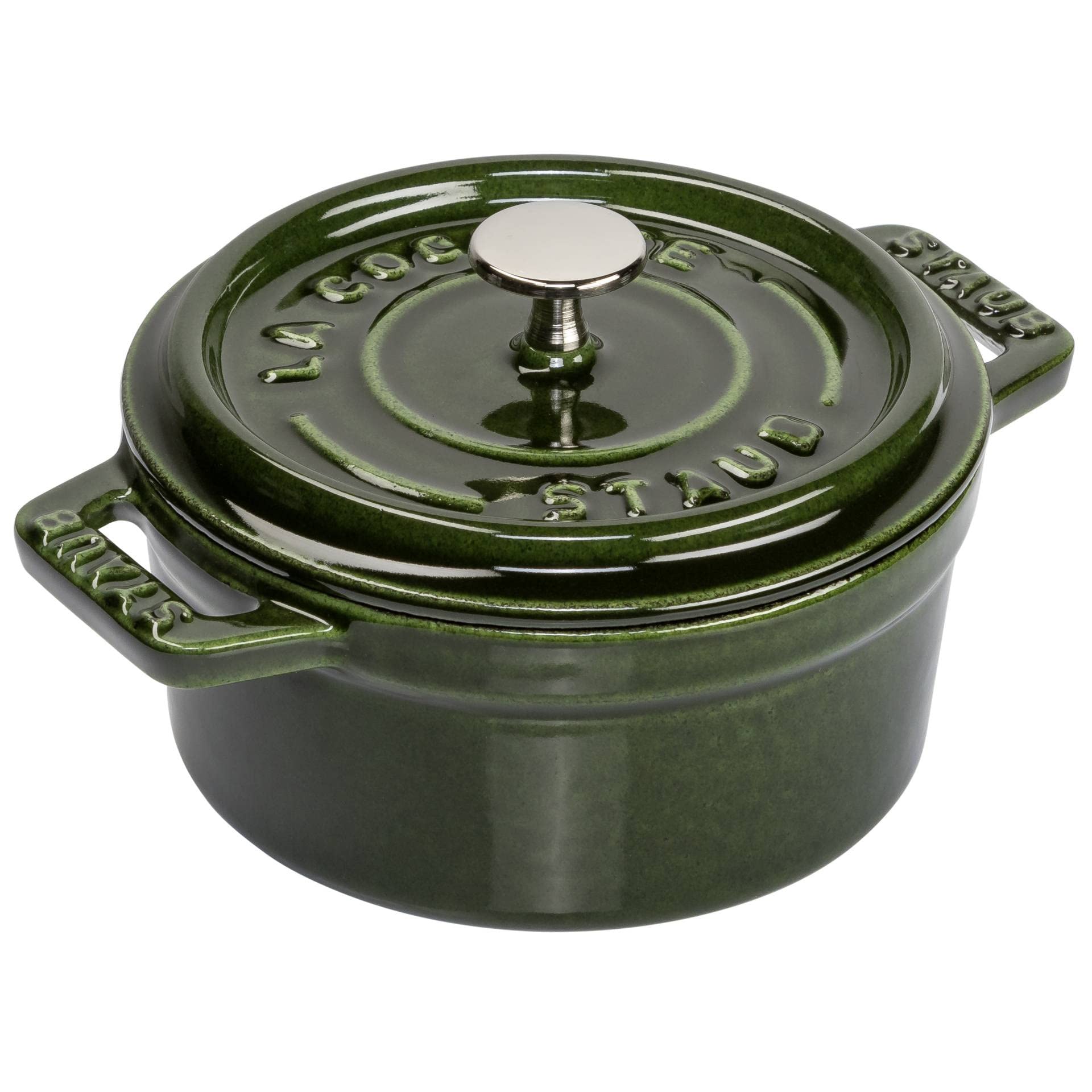 Staub 40509-804-0 Mini Round Cocotte 10 cm Basil, Green