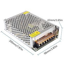 12V 5A Power Supply Transformer Adapter 60W