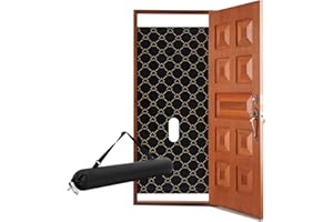 Jamntower Glory Hole Wall Doorway Kit with Carry Case, Temporary Wall Partition with Hole, BDSM Bondage Toy Portable Gloryhole Adjustable Couple Toy, Fits Most Doorways 28-46"(Arrow Heart)