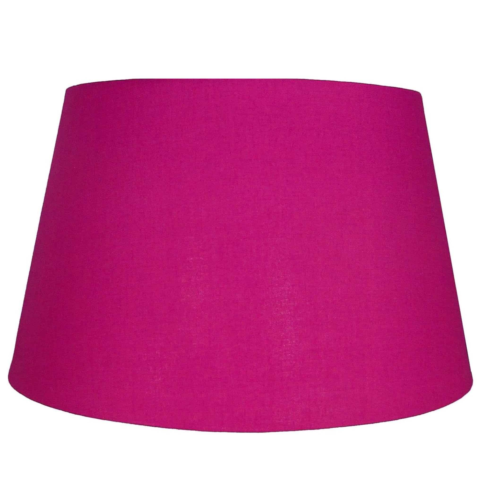 Cotton Drum Lamp-Shade – Purple Easy Fit ES/BC Shade for Living Rooms, Bedrooms, hallways and Kitchens