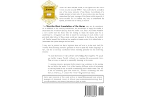 The Glorious Quran Word-for-Word Translation to facilitate learning of Quranic Arabic: Volume 1 Juz 1-10 (Word-for-Word English Translation of Quran) (English and Arabic Edition)