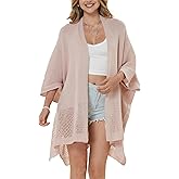 STARWHISPER Mesh Cardigan Sweaters Open Front Cardigans Crochet Coverups for Women Lightweight Cardigan Sweaters for Women