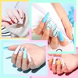 sularpek 6 Pcs Nail Art Brushes Set Gel Extension Builder Liner Dotting Tools view 7