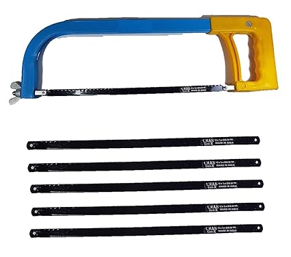 Inditrust heavy duty 12 inch hacksaw frame with 5 blades excellent build quality