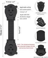 QOPAHI Anti Escape Car Seat Strap Baby Harness Chest Clip 2 Pack view 2