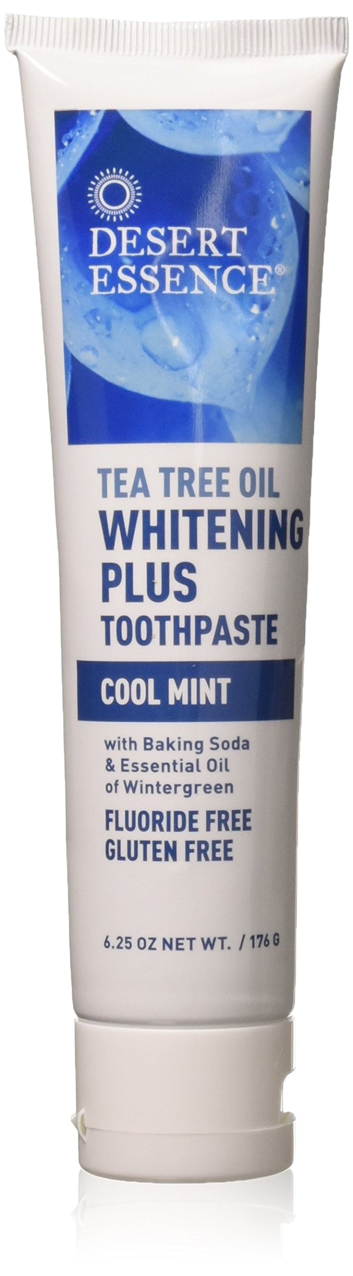 Desert Essence Natural Tea Tree Oil Whitening Plus Toothpaste Cool