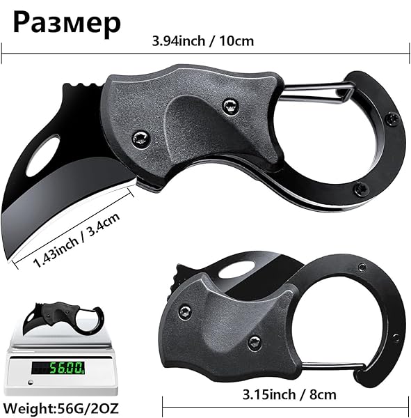 3 PACK SMALL POCKET KNIFE – FATHER’S DAY GIFTS FOR MEN, DAD, HUSBAND | 1.43 INCH BLADE EDC MULTI-TOOL FOR CAMPING, HIKING, FISHING, BBQ & DAILY USE | COMPACT, PORTABLE WITH KEYCHAIN CLIP