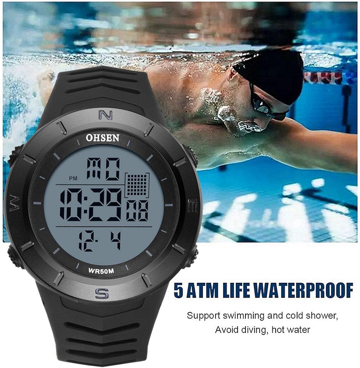 Ohsen smart watch amazon Clearance