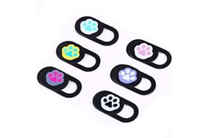 IMNEXT2U Webcam Cover Slide 6 Packs Ultra-Thin Camera Covers for Computer Laptop Desktop Smartphone to Protect Your Privacy and Security, Cute Dog Paw