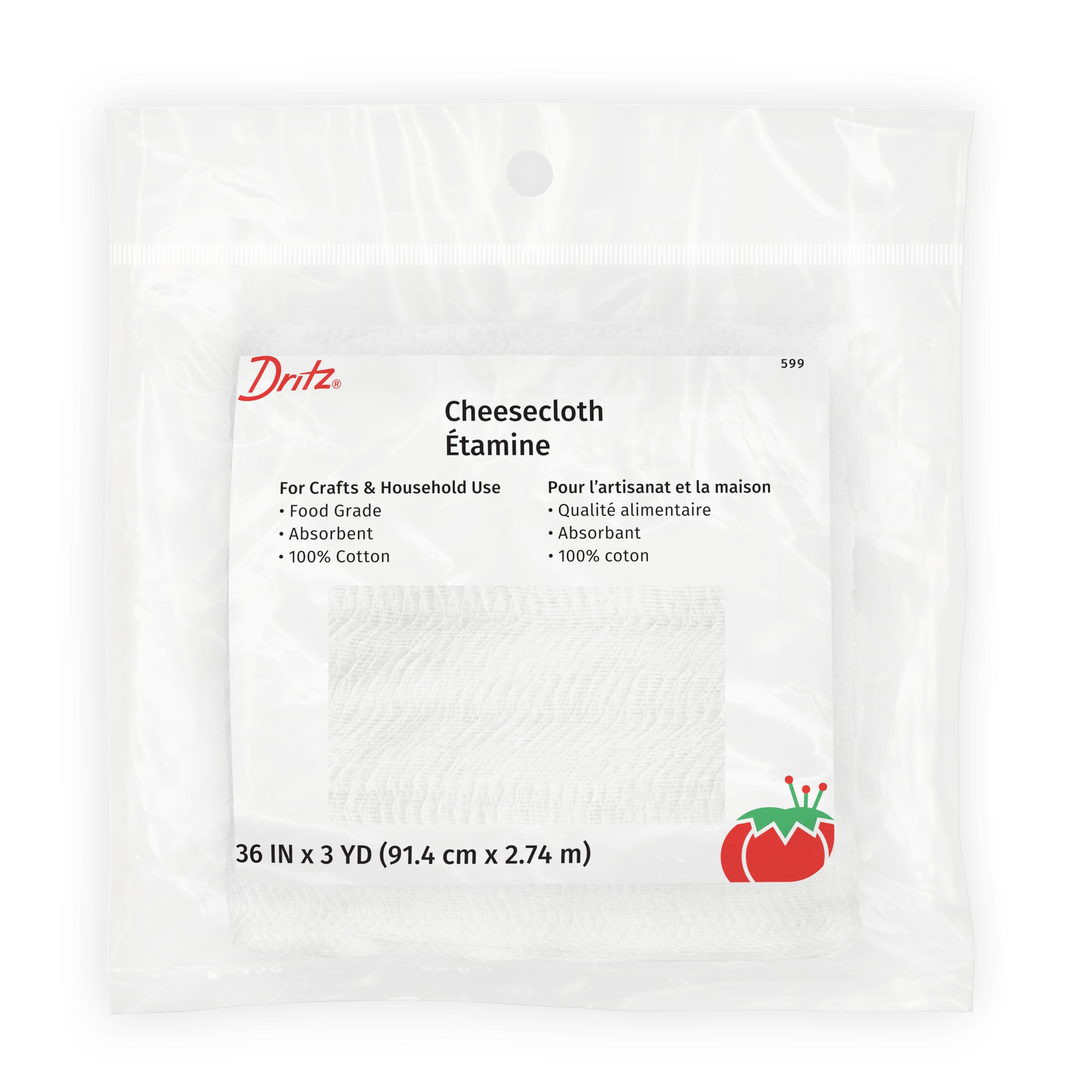 Dritz Cotton Cheesecloth-3ydX3yd
