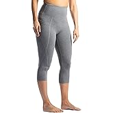 Fishers Finery Womens Ecofabric Active Yoga High Waist Workout Capri