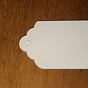 Amazon.com : Avery Printable Tags with Strings, Scallop, 2 x 1.25 ...