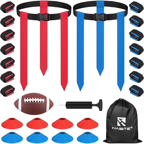 Flag Football Set 14 Player With 42 Flags - Kids & Adult