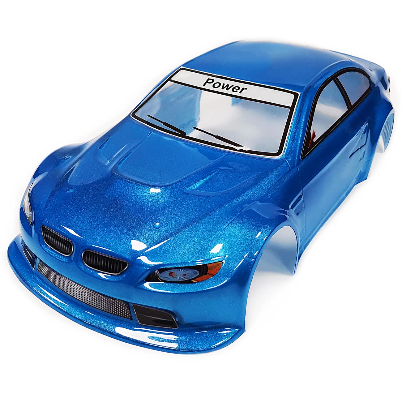 Photo 1 of 1/10 Scale E92 Style RC LEXAN Body Shell Replacement for Drift Racing Touring On-Road Car Width 200mm with Decal Sheet(Blue)