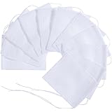 Anpro 100 Pezzi Bustine da tè Filtro Sacchetti Versatili in Tessuto per tè Spezie Erbe Grani Odori Medicine Bar, 100 Pezzi USA e Getta