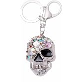 bstedyas Cute Crystal Keychain Ocean Animal Keyring Car Bag Accessory Pendant Purse Charm Handbag Decor Ornaments