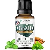OraMD 4-in-1 Extra Strength Tooth Oil - Max Gum Disease Treatment (1 Pack) | Clinically Tested, Gingivitis Treatment, Periodontal Disease Treatment, Sensitive Teeth &amp; Gums, All-Natural Dry Mouth Relief