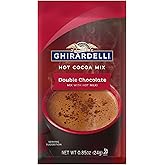 Ghirardelli Double Chocolate Hot Cocoa Mix, 0.85-Ounce Packets (Pack of 10)